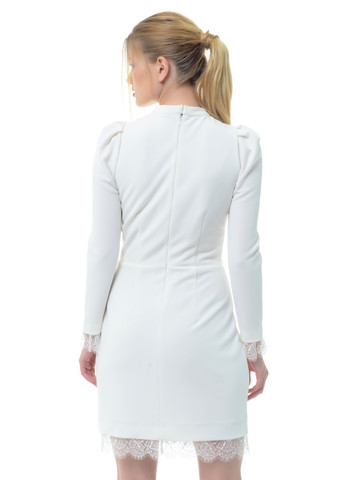 Белое кэжуал платье Arefeva однотонное