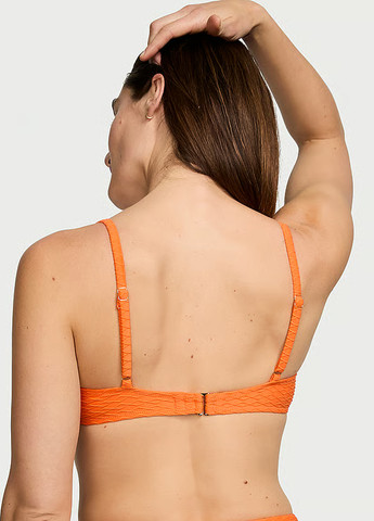 Оранжевый летний купальник (лиф, трусики) раздельный Victoria's Secret