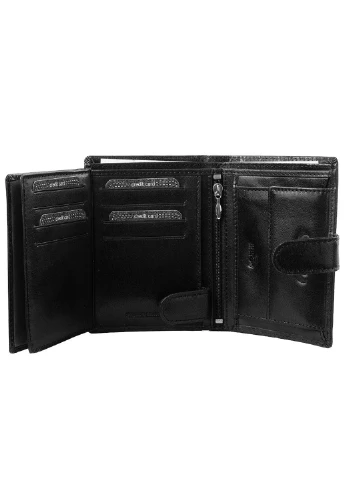 Мужское кожаное портмоне 9,5х13х2,5 см Buffalo Wild (232989005)