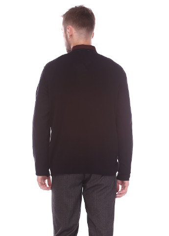 Черный демисезонный свитер пуловер John Varvatos