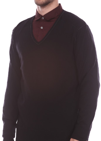Чорний демісезонний светр пуловер John Varvatos