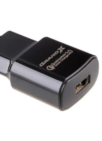 Зарядний пристрій CH-550BM (Quick Charg QC3.0 3.6V-12V, 3A-1.5A + DC c (CH-550BM) Grand-X (216637210)