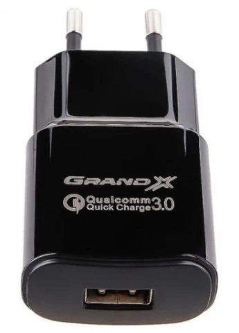 Зарядний пристрій CH-550BM (Quick Charg QC3.0 3.6V-12V, 3A-1.5A + DC c (CH-550BM) Grand-X (216637210)