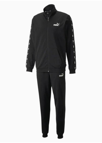 Костюм (толстовка, брюки) Tape Poly Suit cl Black 84742001_2024 Puma tape poly suit cl puma black (270842953)