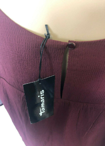 Бордовая демисезонная блуза Tamaris