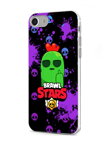 Чохол силіконовий Apple Iphone 7 Спайк Бравл Старс (Spike Brawl Stars) (17361-1013) MobiPrint (219284093)
