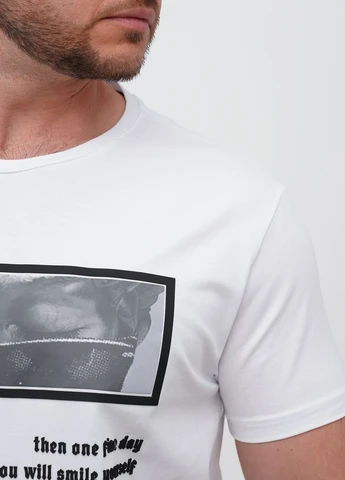 Біла футболка Trend Collection