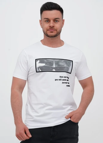 Біла футболка Trend Collection