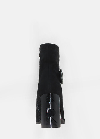 Осенние ботинки rv80 черный Vira из натуральной замши