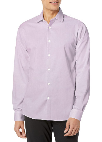 Розово-лиловая кэжуал рубашка однотонная Tommy Hilfiger