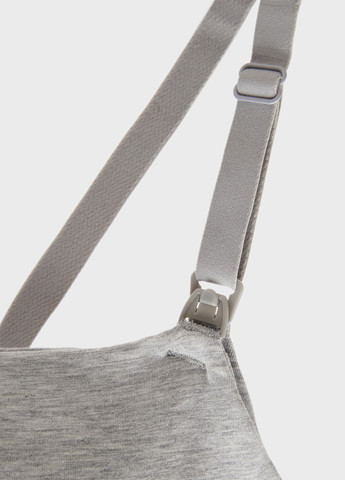 Серый бюстгальтер Calvin Klein без косточек хлопок