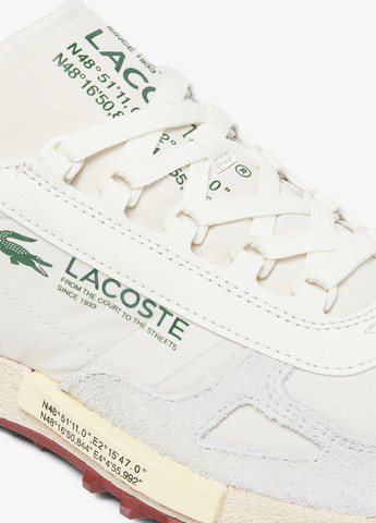 Белые демисезонные кроссовки Lacoste ELİTE ACTİVE