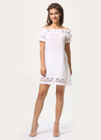 Білий кежуал сукня, сукня а-силует Agata Webers