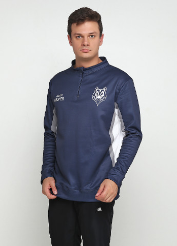 Толстовка Alleson Athletic логотип тёмно-синяя спортивная