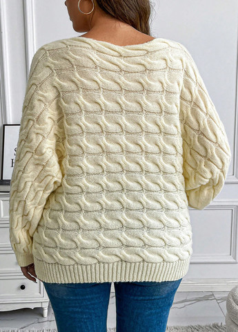 Кремовий демісезонний джемпер джемпер SHEIN