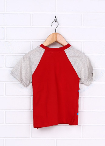 Красная летняя футболка с коротким рукавом Mago