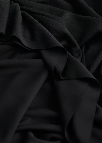 Черная кэжуал однотонная юбка H&M карандаш