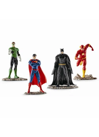 Фигурка Бэтмен Супермен Флеш Зелёный Фонарь Schleich (255060174)