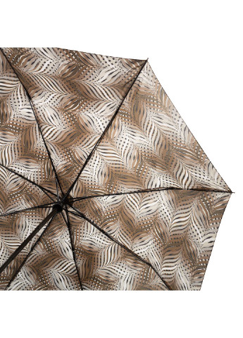 Коричнева складний парасолька повний автомат 98 см Airton (197761405)