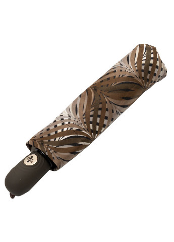 Коричнева складний парасолька повний автомат 98 см Airton (197761405)