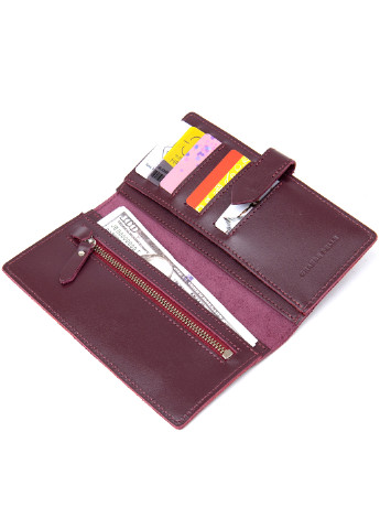 Женское кожаное портмоне 9х18х1,5 см Grande Pelle (250096846)