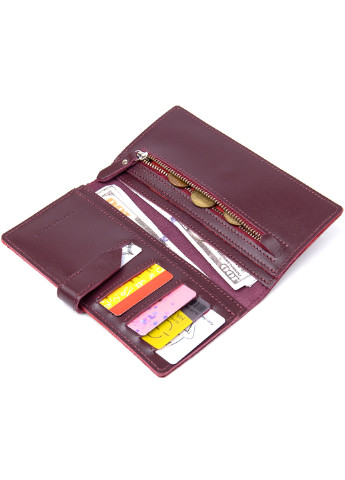 Женское кожаное портмоне 9х18х1,5 см Grande Pelle (250096846)