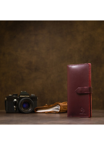 Женское кожаное портмоне 9х18х1,5 см Grande Pelle (250096846)