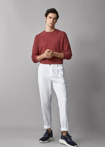 Теракотовий демісезонний джемпер джемпер Massimo Dutti