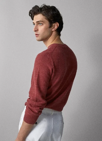 Теракотовий демісезонний джемпер джемпер Massimo Dutti