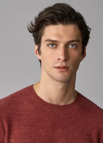 Теракотовий демісезонний джемпер джемпер Massimo Dutti