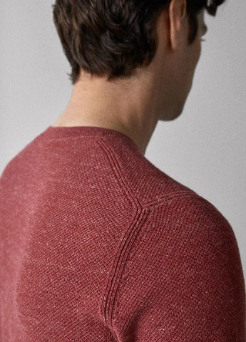 Теракотовий демісезонний джемпер джемпер Massimo Dutti