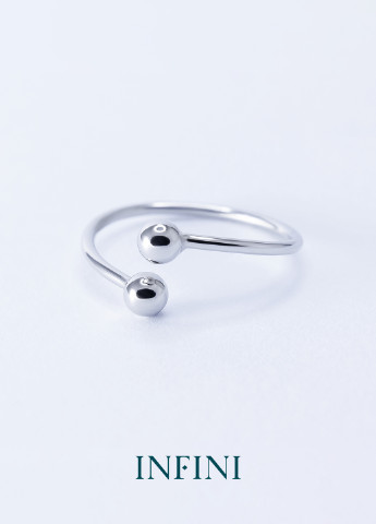 Кольцо серебряное Infini с шариками (250570275)
