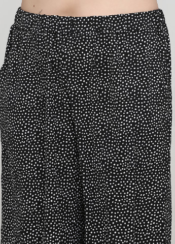 Черно-белые кэжуал демисезонные кюлоты брюки Avon