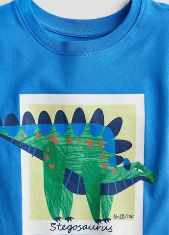 Синя літня футболка H&M