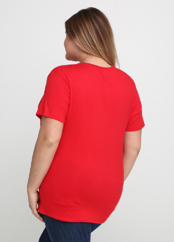 Червона літня футболка Bir Kim