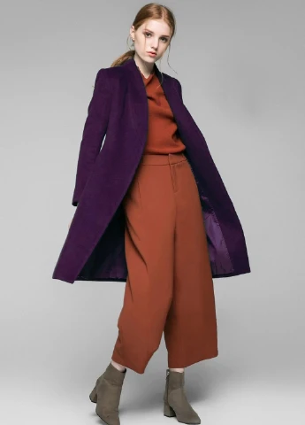 Фиолетовое демисезонное Пальто Vero Moda