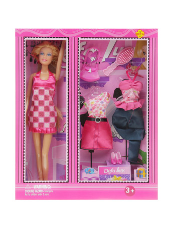 Лялька в рожевій короткій сукні з аксесуарами, 28 см NaNa (286217313)