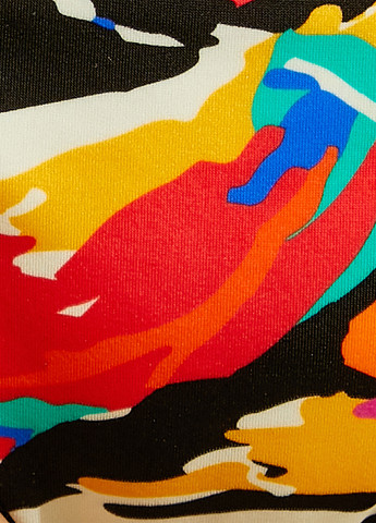 Цветные купальные трусики-плавки с абстрактным узором KOTON
