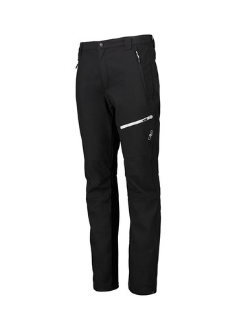 Черные кэжуал демисезонные прямые брюки CMP