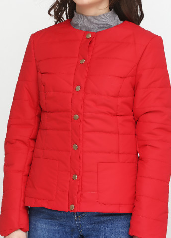Красная демисезонная куртка Leka