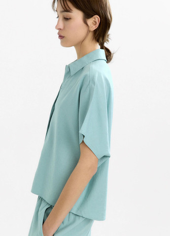 Мятная кэжуал рубашка однотонная Parfois