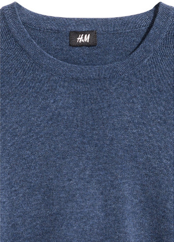 Синий демисезонный свитер джемпер H&M