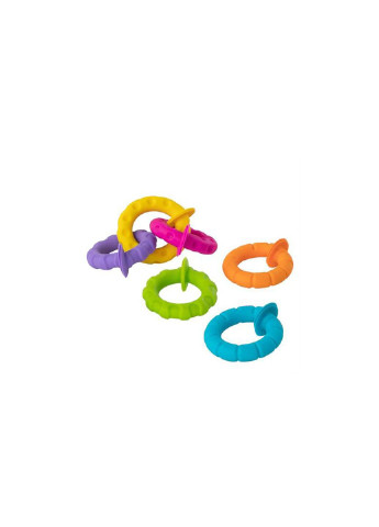 Брязкальце набір прорізувачів Гнучкі кільця pipSquigz Ringlets Fat Brain Toys (252243952)