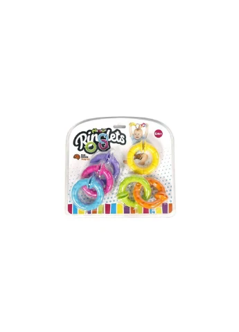 Брязкальце набір прорізувачів Гнучкі кільця pipSquigz Ringlets Fat Brain Toys (252243952)