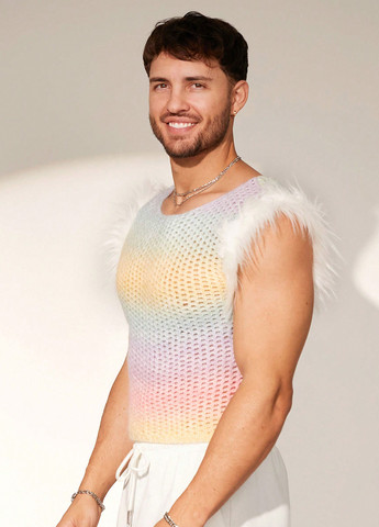 Комбінований літній джемпер джемпер SHEIN