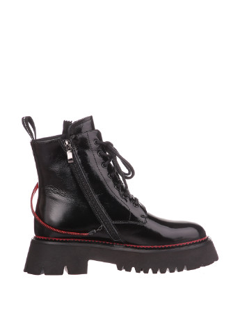 Осенние ботинки Blizzarini лаковые, со шнуровкой