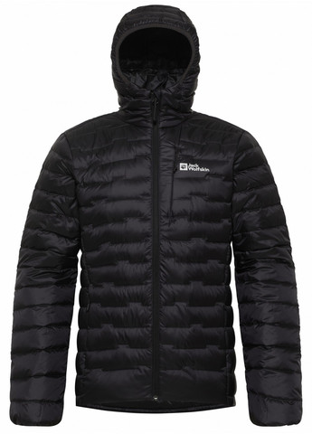 Чорний демісезонний Пуховик Jack Wolfskin