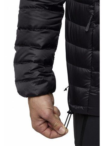 Чорний демісезонний Пуховик Jack Wolfskin