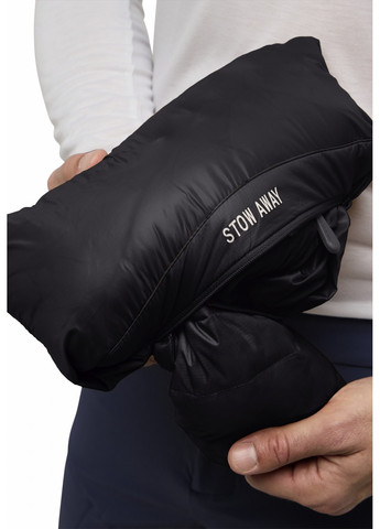 Чорний демісезонний Пуховик Jack Wolfskin