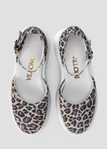 vm villomi Туфлі слінгбекі комбінований з натуральний нубук, — літо (299501179)